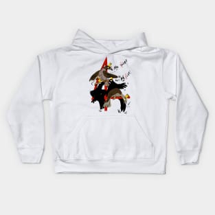 Four Calling Birds Kids Hoodie